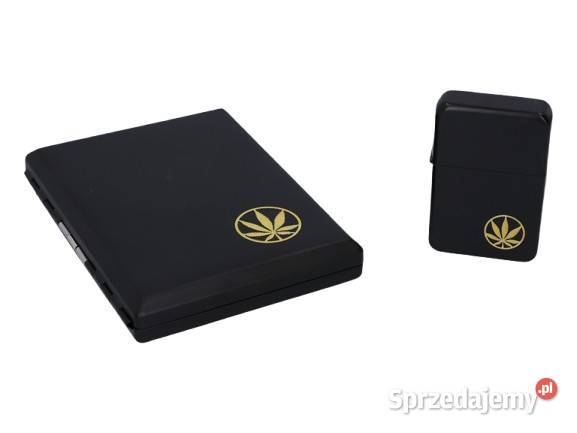 Zestaw Prezentowy Zapalniczka i Papierośnica śląskie Ostrowy nad Okszą