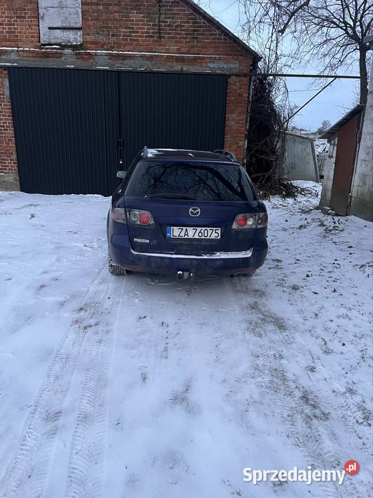 Mazda 6 20D 130 Hak garażowany lubelskie Deszkowice Pierwsze