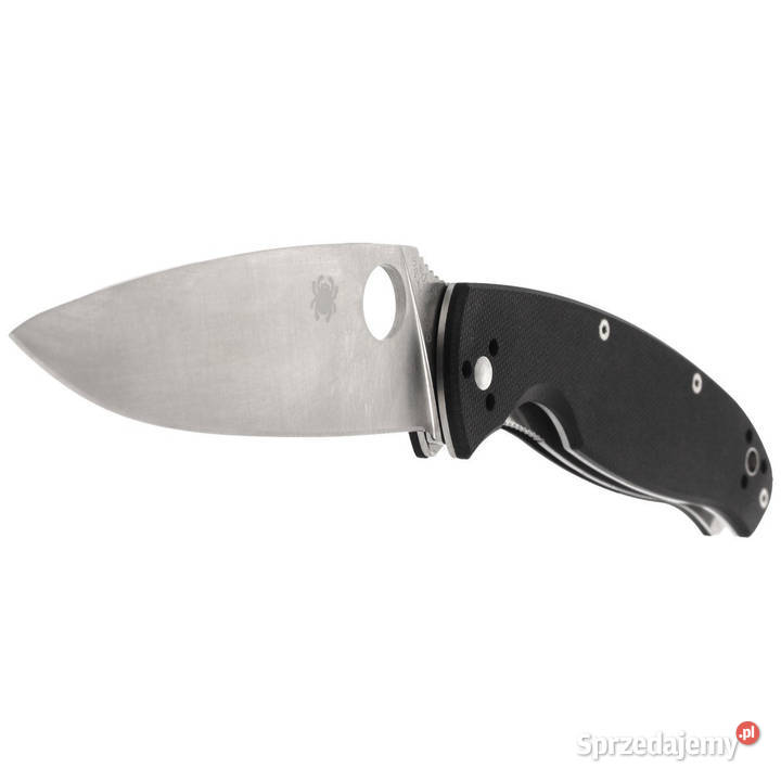 Nóż składany Spyderco Resilience G10 Black Plain Warszawa