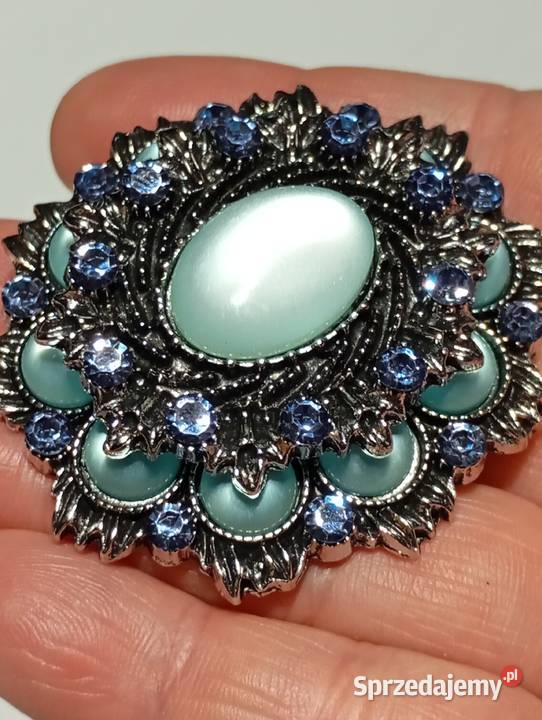 Efektowna Broszka w stylu Vintage Gdańsk sprzedam