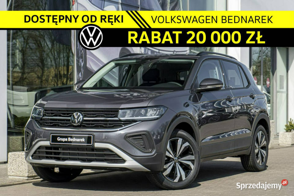 Volkswagen TCross Life Plus 10 TSI 95 Dostępny relingi dachowe Łódź sprzedam