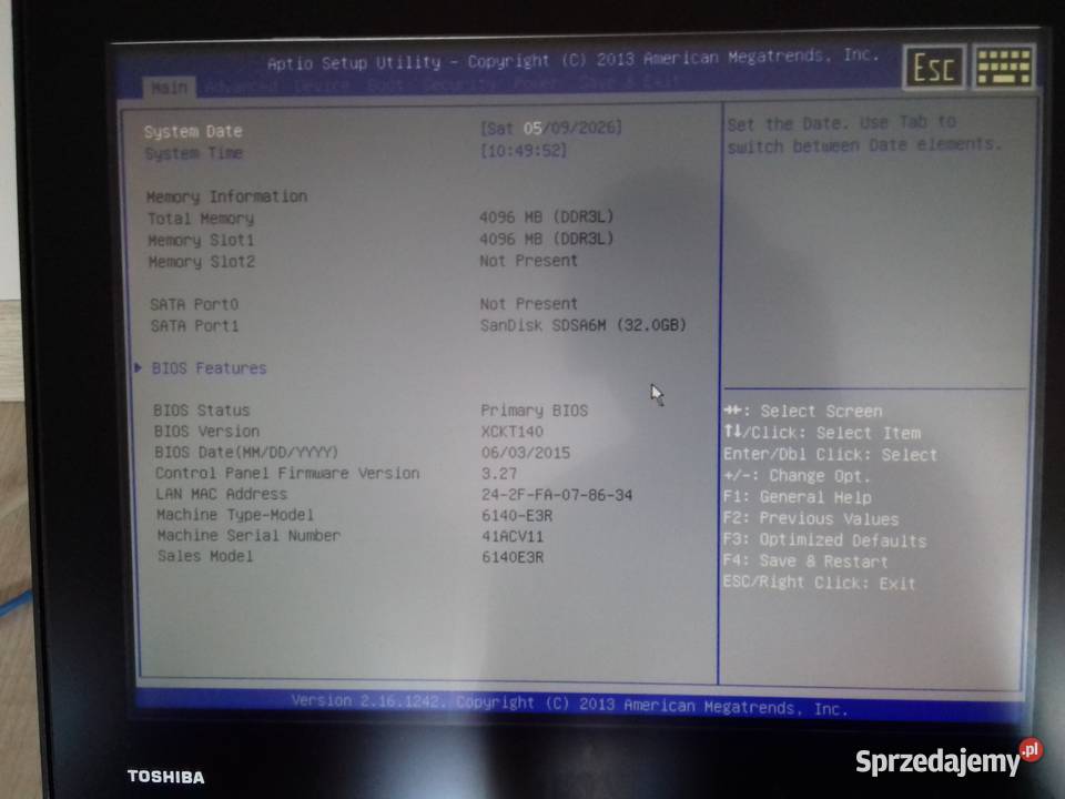 Toshiba AllinOne POS System 6140E3R Celeron Bydgoszcz sprzedam