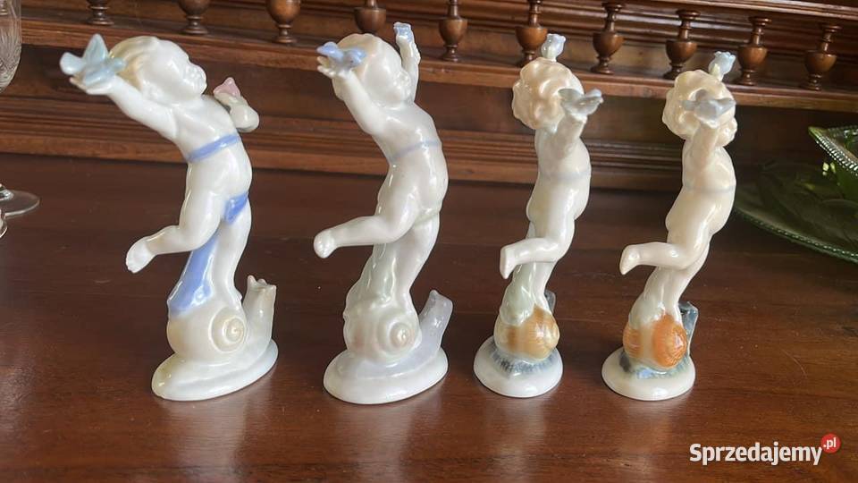 Wiosna Figurki Pory Roku Ilmenau Porzellanfabrik Gdańsk