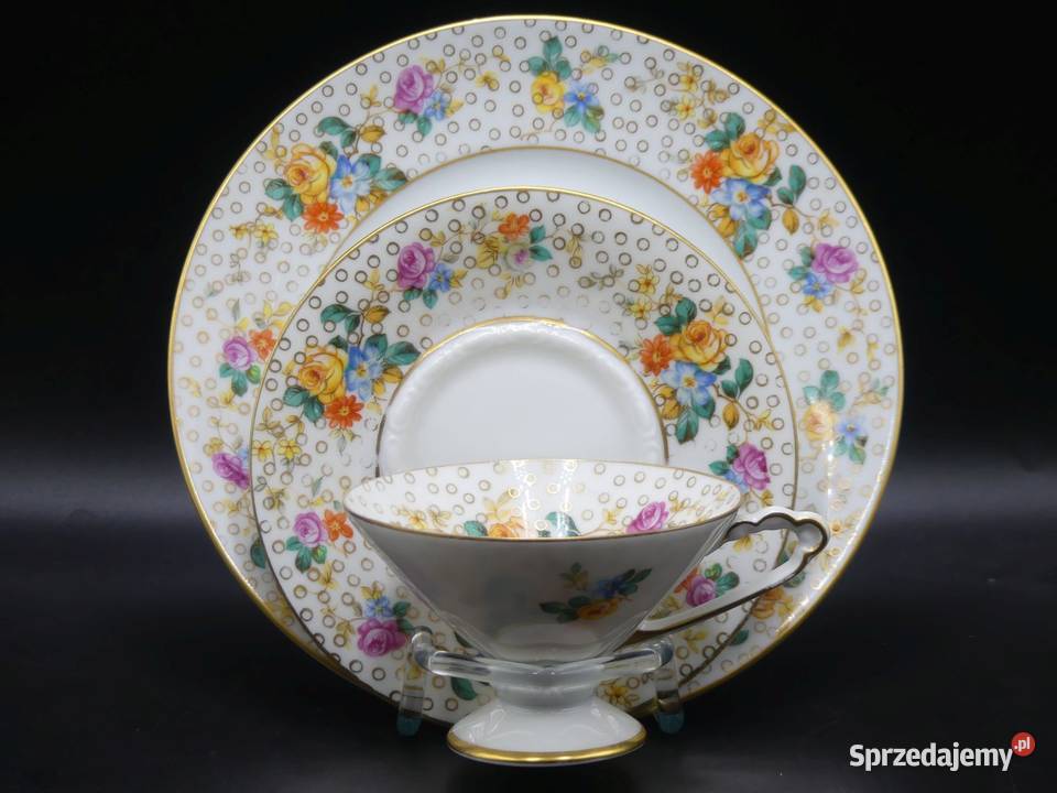 Komplet śniadaniowy Sorau Żary 1928 45 UNIKAT wielkopolskie Poznań