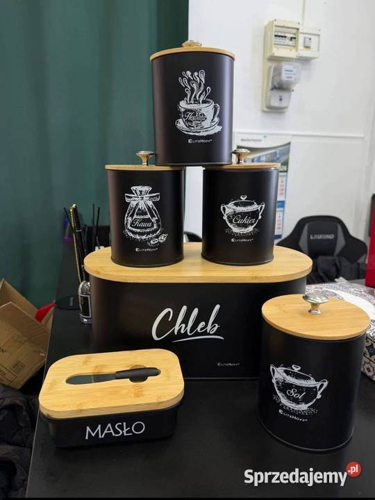 Zestaw pojemników kuchennych Warszawa sprzedam