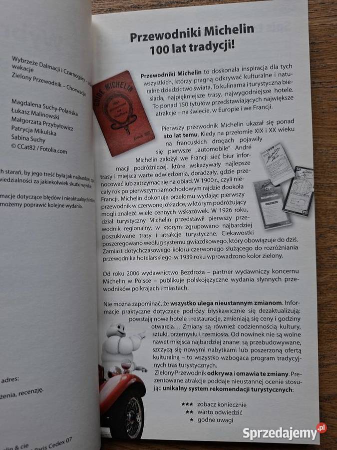 Wybrzeże Dalmacji i Czarnogóry Michelin Mapy i przewodniki