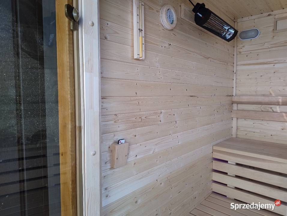 Sauna ogrodowa zewnętrzna