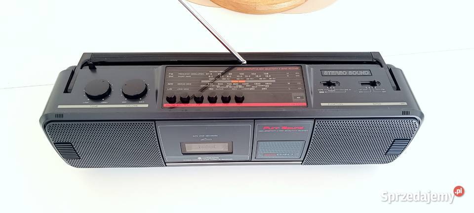 Radiomagnetofon Boombox HITACHI TRK 640 E z wielkopolskie Leszno sprzedam