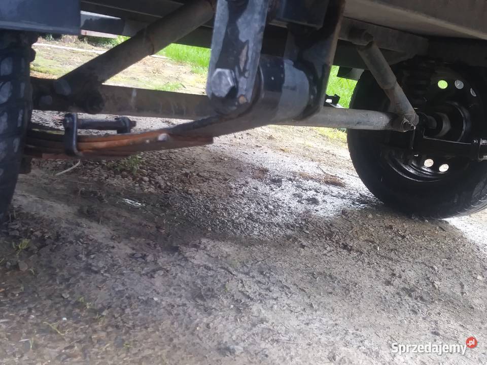 Przyczepa przyczepka samochodowa na resorach dmc Żółkiewka-Osada sprzedam