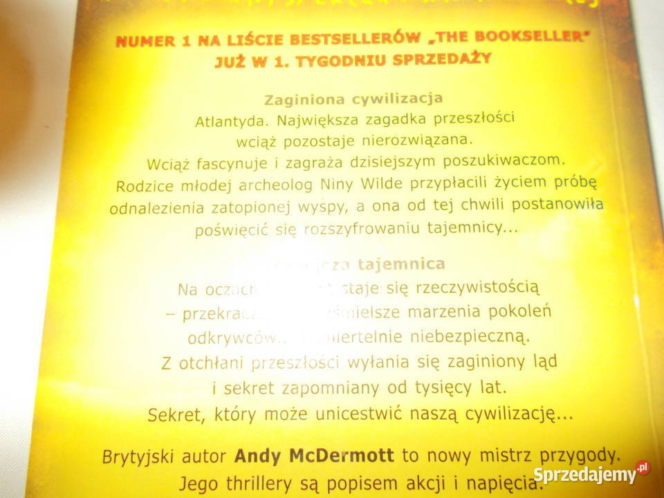 Andy McDermott Łowcy Atlantydy miękka Głubczyce