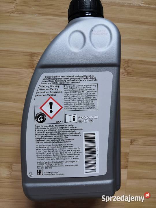 Olej Haldex 850ML G060175A2 Oryginał Volkswagen Pozostałe Warszawa sprzedam