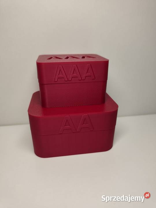 Zestaw organizerów na baterie AA AAA różne Kutno