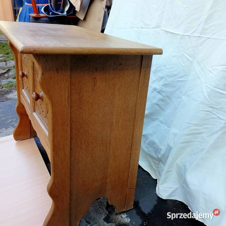 Szafka Stojąca Drewniana Stylowa Meble Drewniane Meble Zabrze