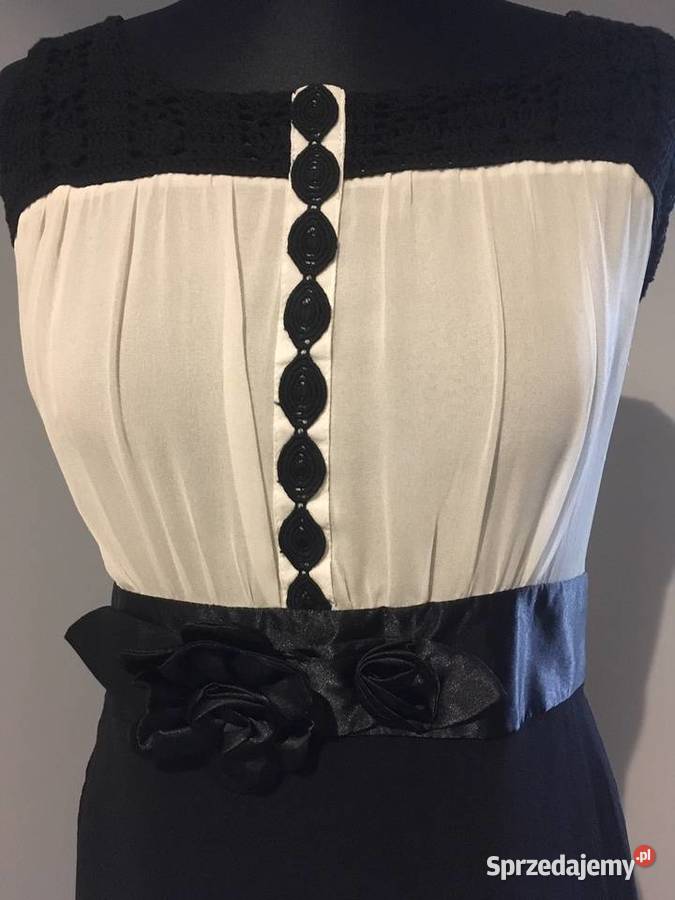 Nowa jedwabna elegancka midi sukienka Monnari M Na szelkach  podkarpackie Nisko