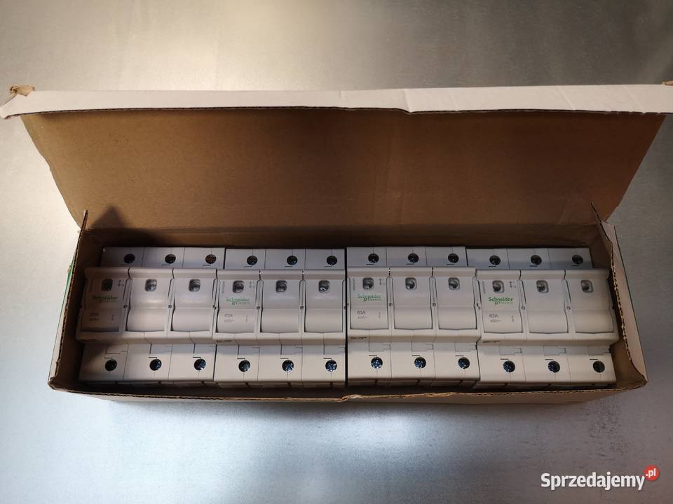 Rozłącznik bezpiecznikowy Schneider 3P 63A D02 Budownictwo i akcesoria Ełk