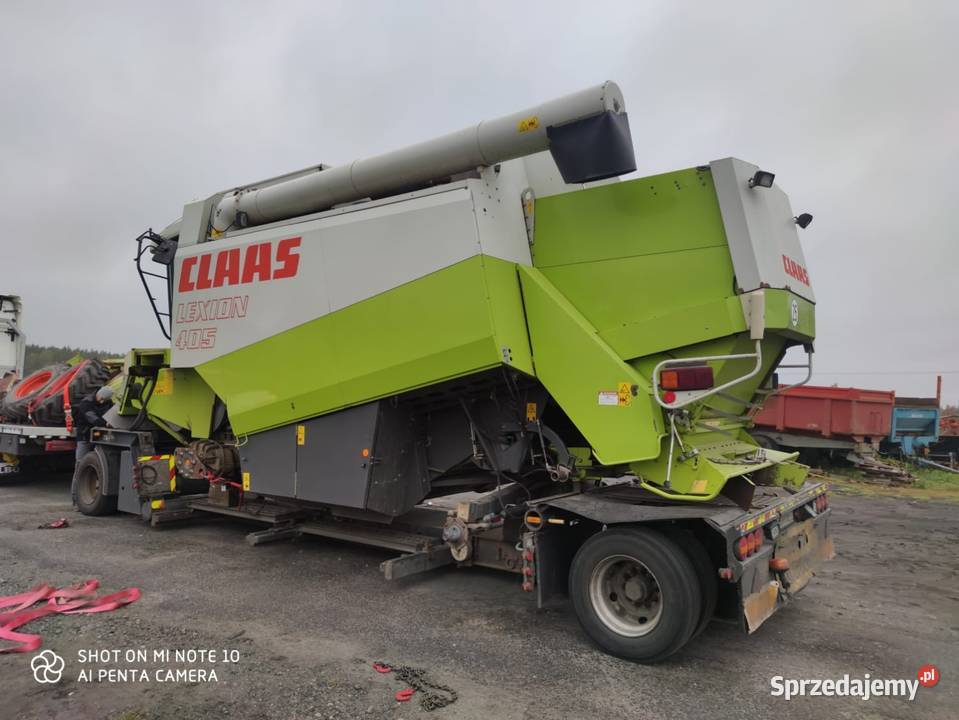 Claas Lexion 405 99r Heder C450 z wózkiem Czersk