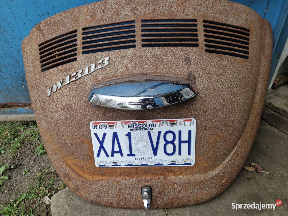 VW garbus 1303 klapa silnika wystrój wnętrza Łódź