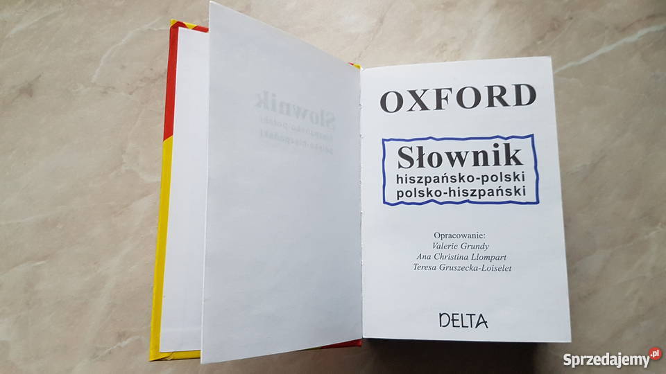 Słownik hiszpańskopolski polskohiszpański Oxfor Wieliczka