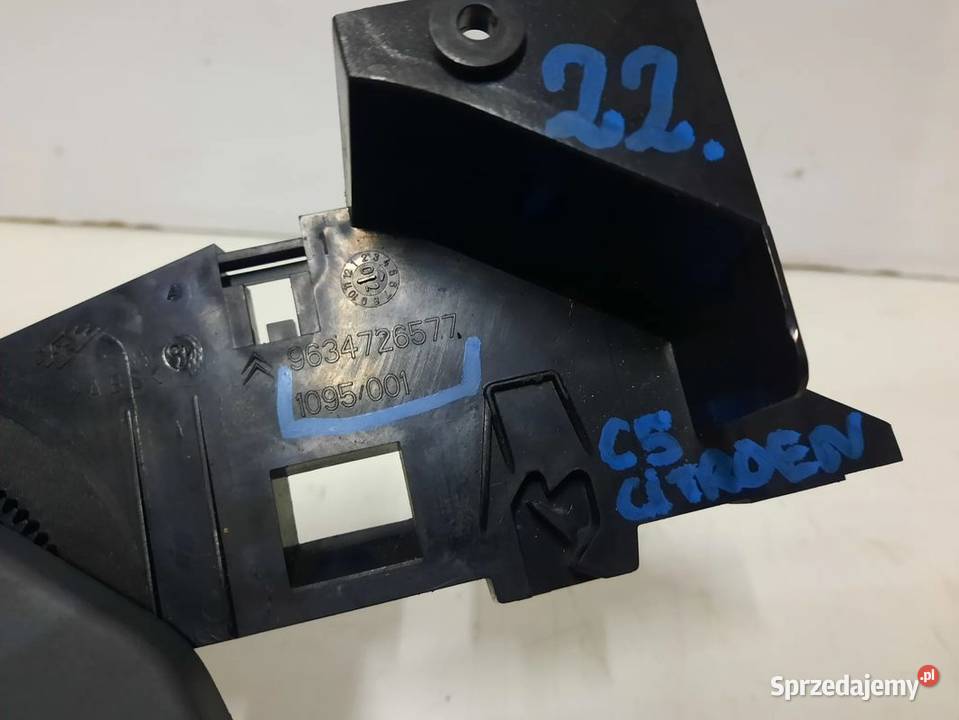 CITROEN C5 I TUNEL UCHWYT NA KUBKI 9634726577 Pozostałe sprzedam