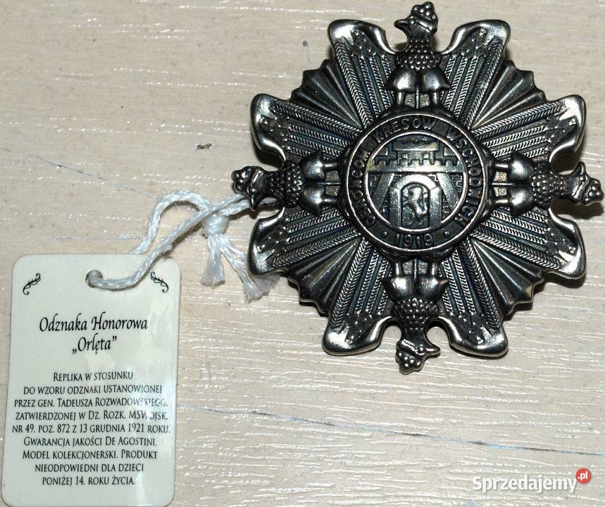 Odznaka Honorowa ORLĘTA II RP REPLIKA Militaria mazowieckie Warszawa