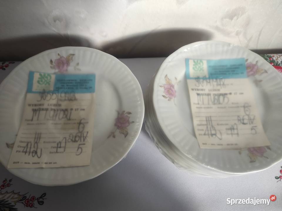 TTalerze deserowe Nowe porcelana Włocławek 612 Białystok