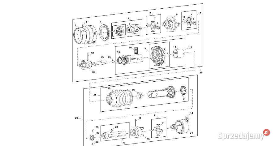 John Deere 960 Przegub uniwersalny DC209174 Jastrzębniki