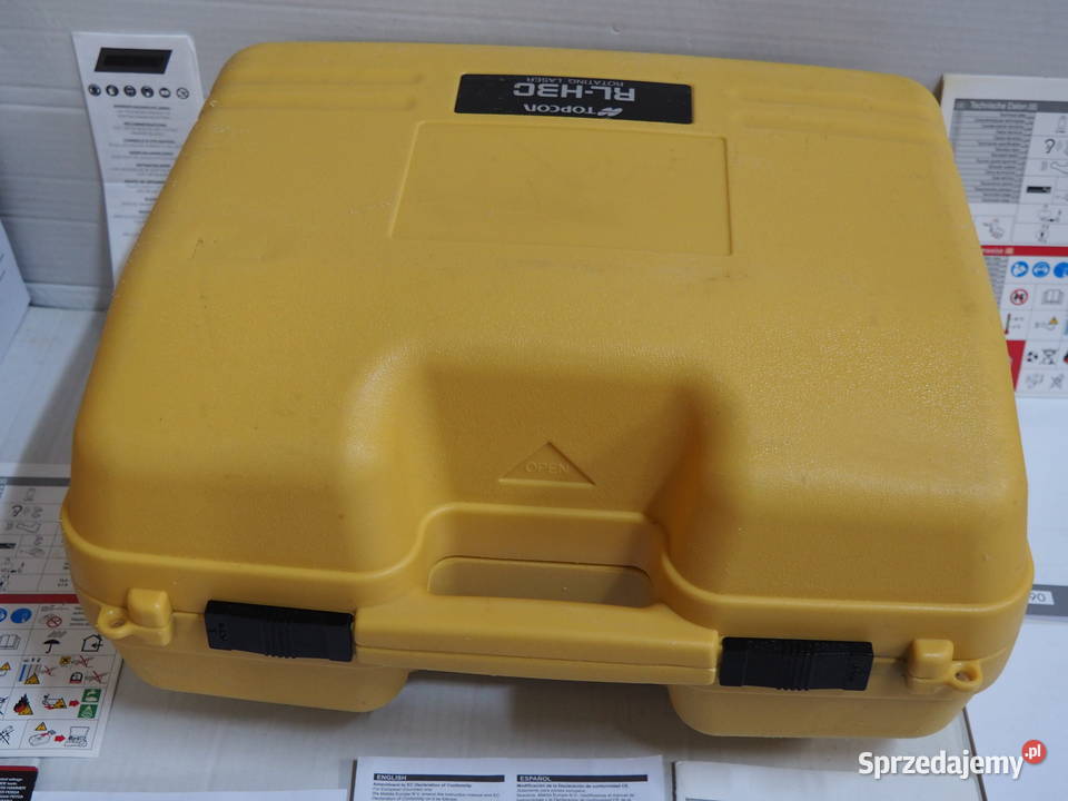 TOPCON RLH3C niwelator laser walizka skrzynka