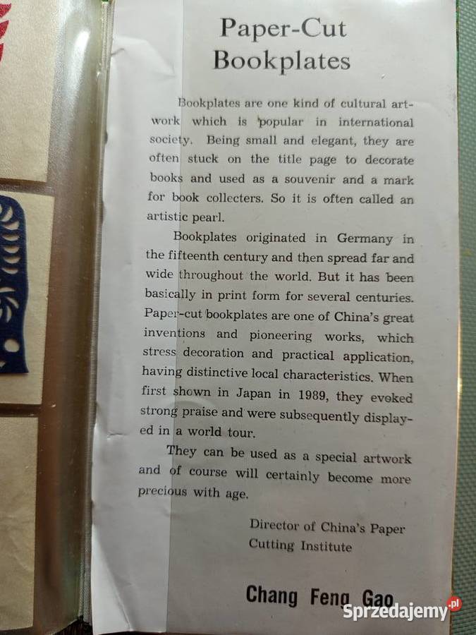 Ex libris kolekcja 60 Chinskich ręcznie