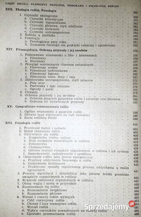 Botanika J Radomski S Tołpa lubelskie Chełm sprzedam