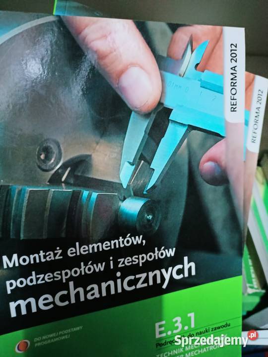 Montaż elementów podzespołów podręczniki szkolne miękka Podręczniki