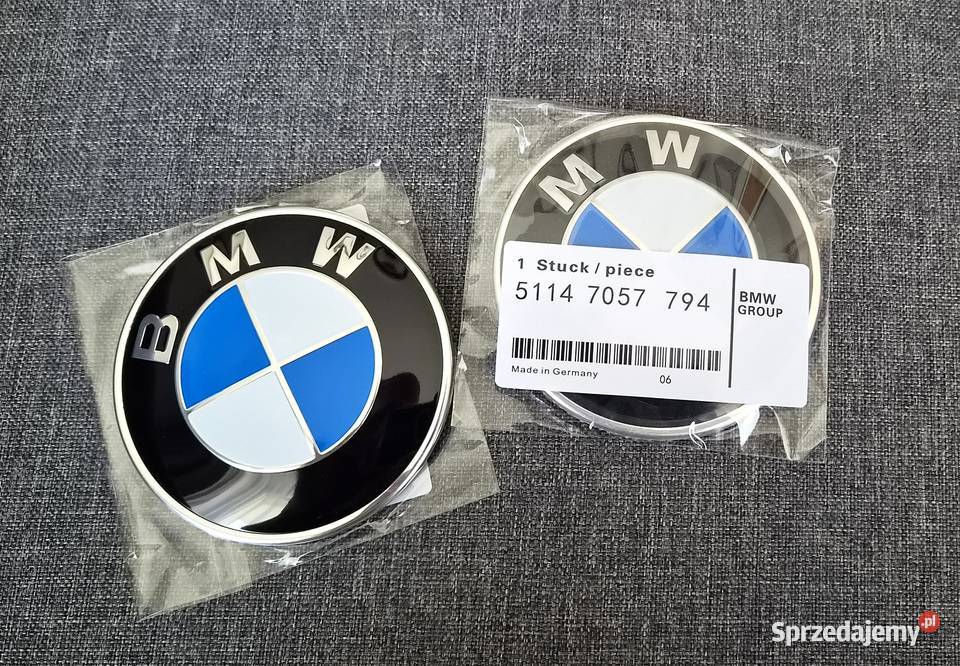 Emblemat logo znaczek BMW 82mm 2 PIN Super mazowieckie Kobyłka