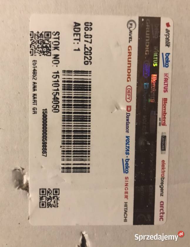 Moduł sterujący E514852 zmywarki BEKO ARCELIK Części i akcesoria Kleczew sprzedam