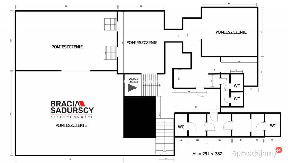 Lokal do sprzedania Kraków Wiślna 1935m2 193.5m2