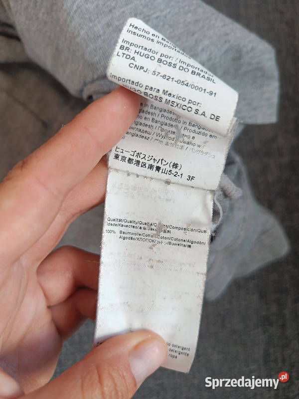 Szara koszulka tshirt Hugo Boss r M Dąbrowica