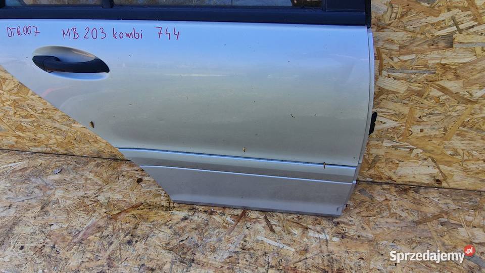 MERCEDES W203 KOMBI DRZWI TYŁ TYLNE PRAWE PRAWY Słowikowo