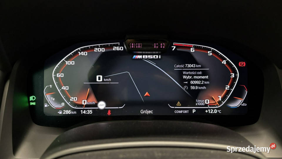 BMW 850 i M Coupe 44 xDrive Steptronic G15 2018 światła LED mazowieckie Grójec