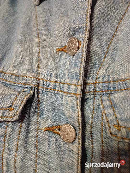 Jeansowa kamizelka Tiziana Ferri vintage 90s 00s podkarpackie Krosno sprzedam
