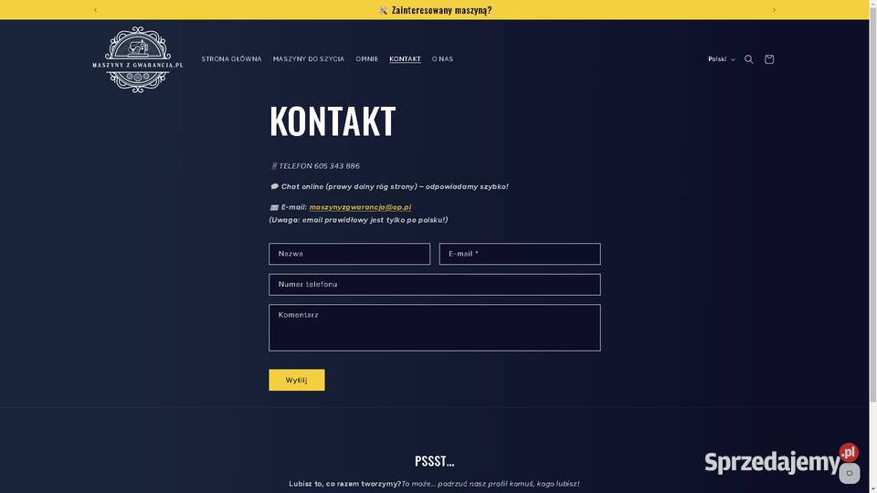 STRONA INTERNETOWA NA ZAMÓWIENIE Sandomierz