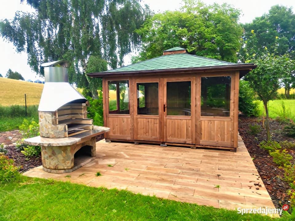 ALTANA 23 4x3 prosta SZKLANA ALTANKA OGRODOWA Parzymiechy