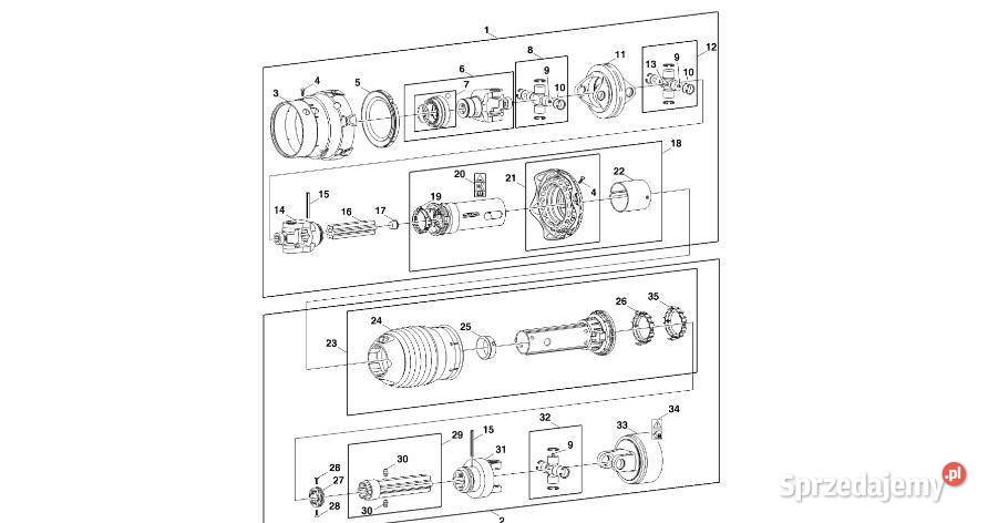 John Deere 960 Wał napędowy DC212749 Układ Jastrzębniki