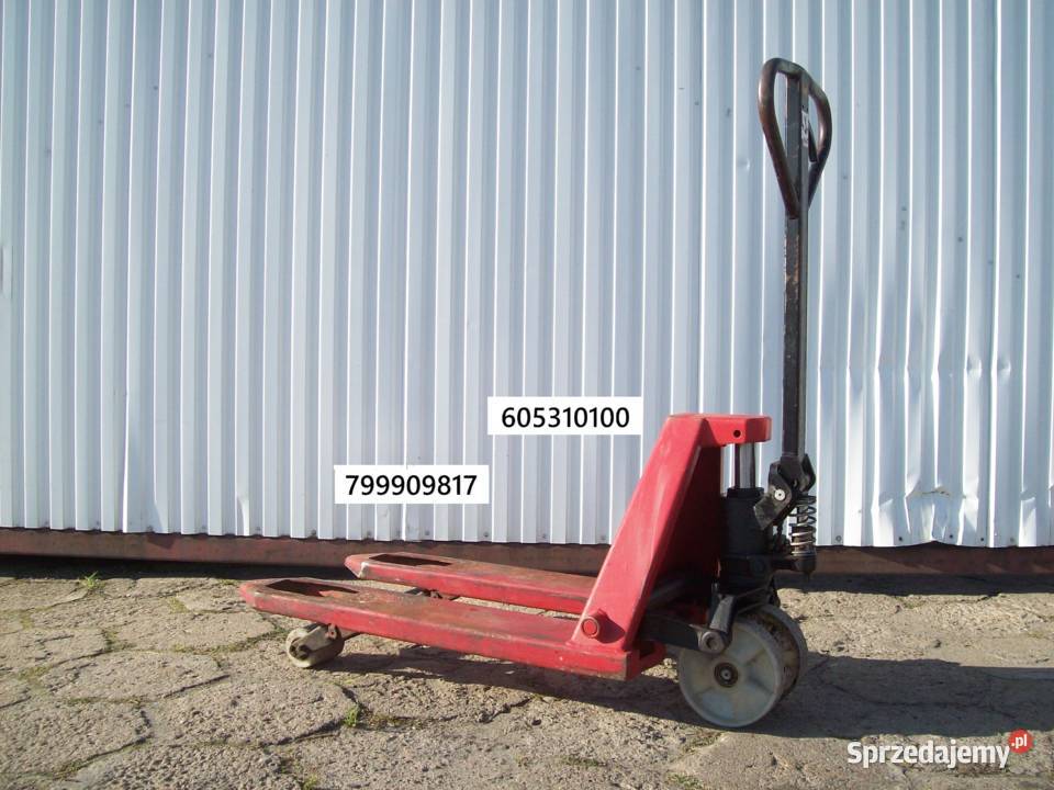 Wózek paletowy ręczny używany paleciak masztowy Lublin