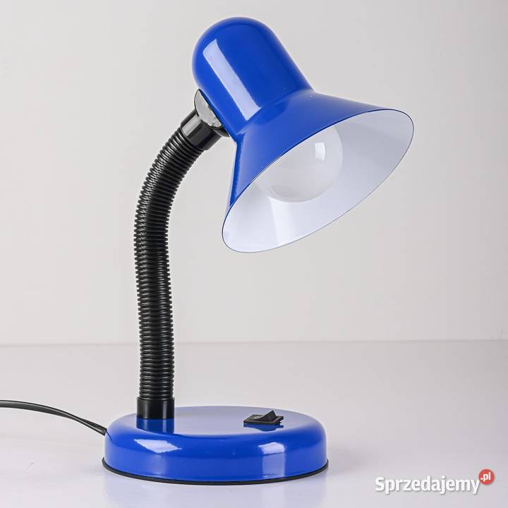 Lampka biurkowa Mentor Niebieski 1xE27 Starokrzepice