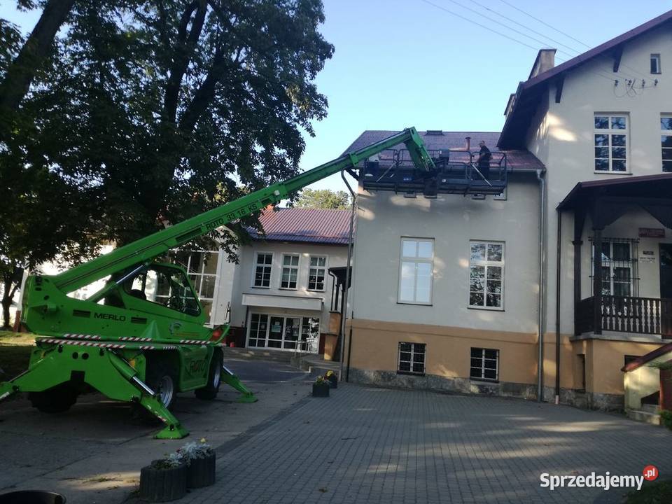 Ładowarka teleskopowa MERLO wynajem serwis nieuszkodzony Borkowo