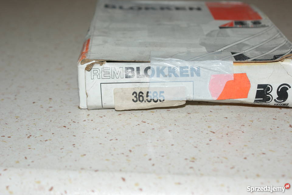 KLOCKI HAMULC TOYOTA COROLLA 8387 16GT ABS 36585 osobowe mazowieckie Białobrzegi
