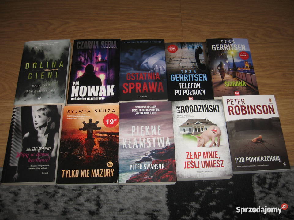 Thrillery psychologiczne kryminały bonus Zestaw Olsztyn