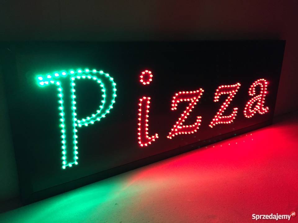 PIZZA reklama LED 100x36 zewnętrzna NOWA mazowieckie sprzedam