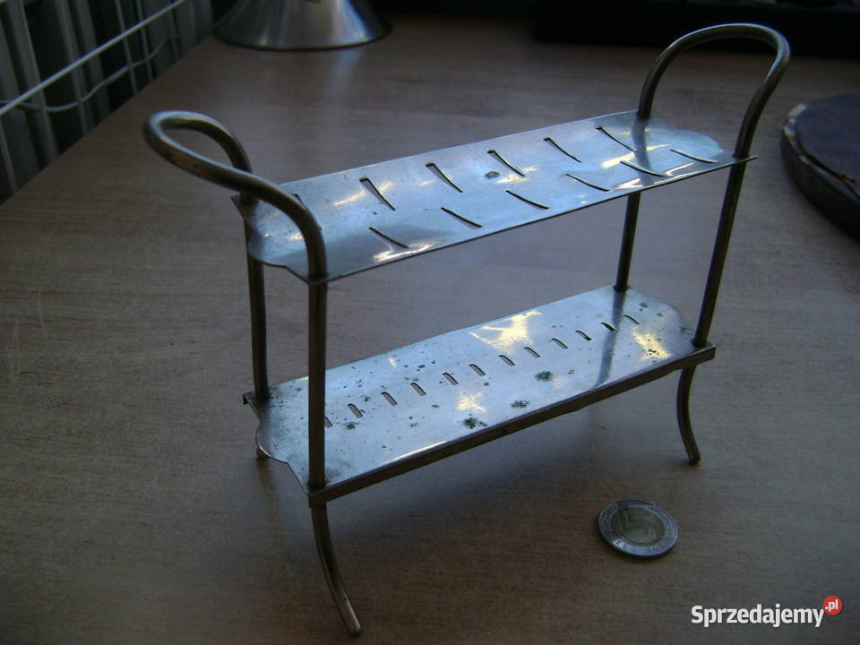 Starocie z PRL Stojak stalowy na 12 nożyków do pomorskie Gdynia