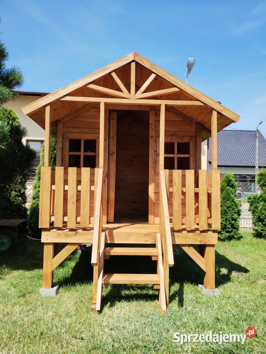 Domek drewniany plac zabaw Ogród Straszęcin