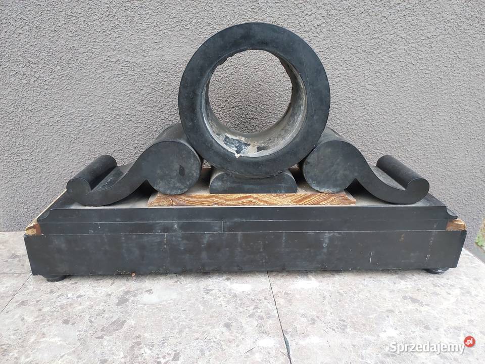 118 Obudowa marmurowa starego zegara kominkowego pomorskie Tczew sprzedam