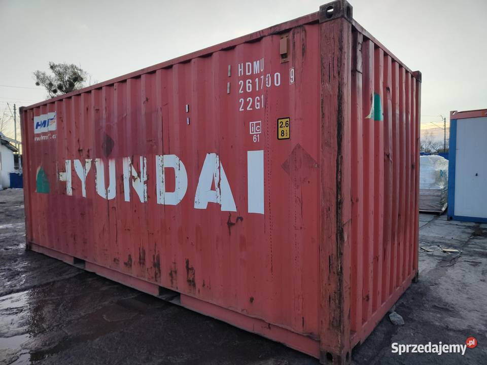 Kontener morski magazynowy 20DV 6 metrowy Malbork